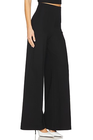 Ripley Rader Ponte Knit Wide Leg Pant in Black