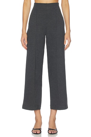 Ponte Knit Cropped Straight Leg Pant Ripley Rader