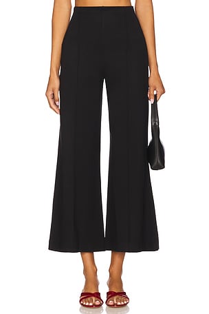 Ponte Knit Wide Cropped Leg Pant Ripley Rader
