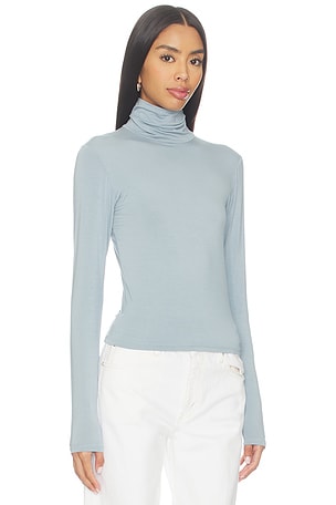 Ripley Rader Turtleneck Top in Baby Blue