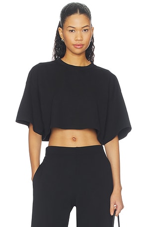 Ponte Knit Crop Top Ripley Rader