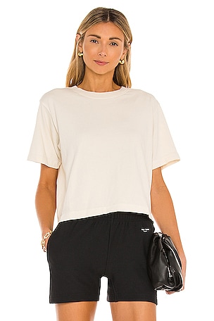 Relaxed SS Crop Tee Richer Poorer