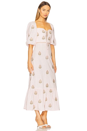 Rosewater House Mitra Maxi Dress in Blush