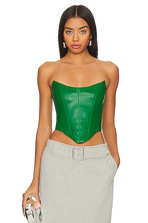Leather Corset Top Rozie Corsets