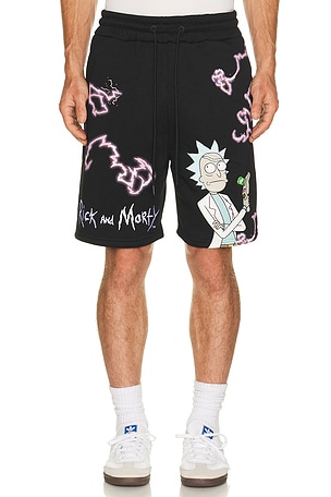 Rick And Morty Fleece Shorts REASON