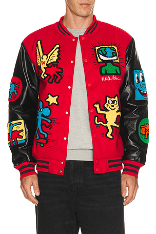 Keith Haring Varsity Jacket REASON
