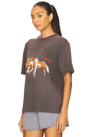 Remington Stone Wild Horses Tee in Brown