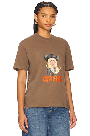 Remington Stone Cowgirl Tee in Brown