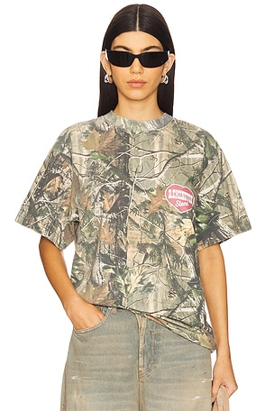 Remington Stone Big Heart Tee in Army