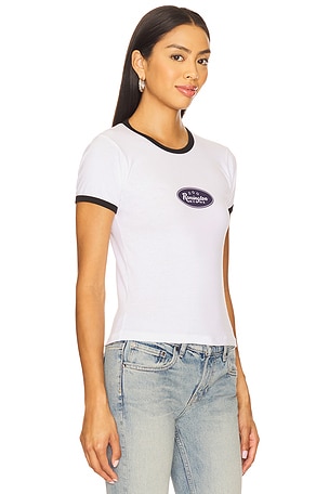 Remington Stone Star Baby Tee in White. Size XS. Also