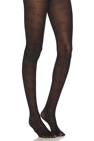 Pippa Mesh Jacquard Tights RTA