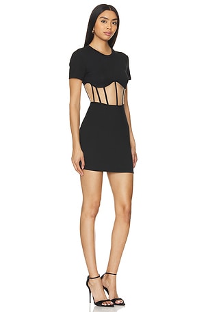 RTA Angela Mini Dress in Black