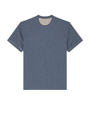 Round Two Reversible Tee in Navy,Grey