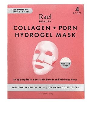 MASQUE VISAGE COLLAGEN PDRN HYDROGEL MASK 4 COUNT Rael