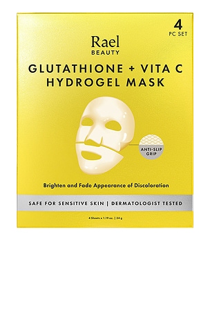 Glutathione + Vitamin C Hydrogel Mask 4 Count Rael