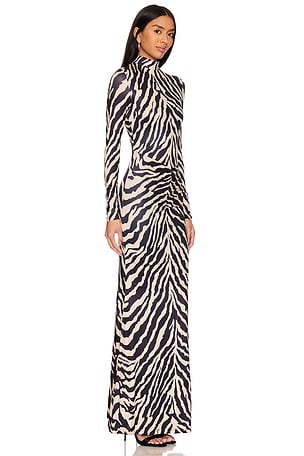 Runaway The Label Willem Maxi Dress in Black,White