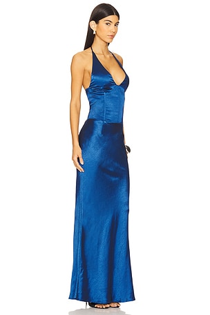Runaway The Label Asada Maxi Dress in Blue