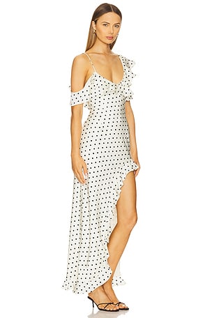 Runaway The Label Karlita Maxi Dress in White