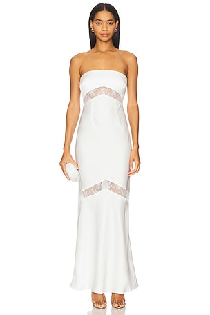 Melrose Strapless Maxi Dress Runaway The Label