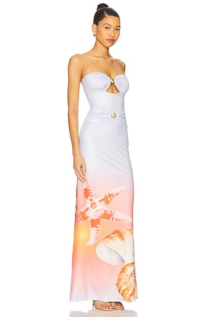 Runaway The Label Kleo Maxi Dress in Blue