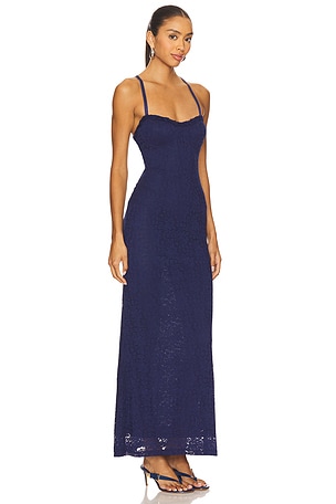 Runaway The Label Tasmin Maxi Dress in Navy