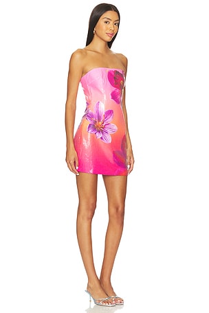 Runaway The Label Ibiza Mini Dress in Pink