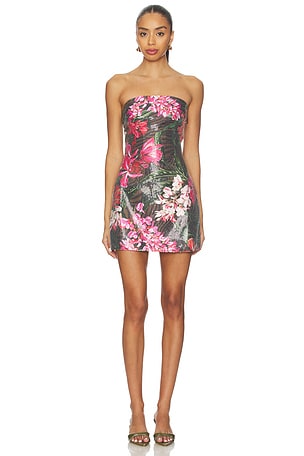 Runaway The Label Ibiza Mini Dress in Black