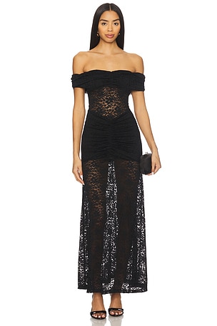 Vaneya Lace Maxi Dress Runaway The Label