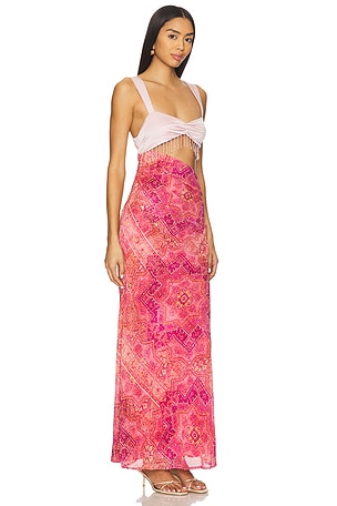 Runaway The Label Alzona Maxi Dress in Pink