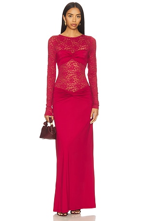 Larna Lace Long Sleeve Maxi Dress Runaway The Label