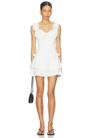 Bronte Ruffled Corset Mini Dress Runaway The Label