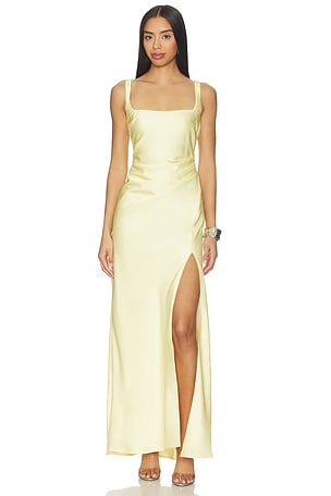 Esme High Split Maxi Dress Runaway The Label