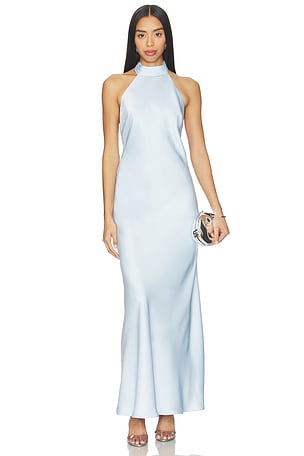 Arabelle High Neck Maxi Dress Runaway The Label