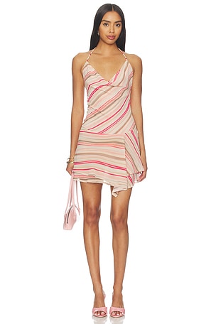 Amika Cowl Handkerchief Mini Dress Runaway The Label