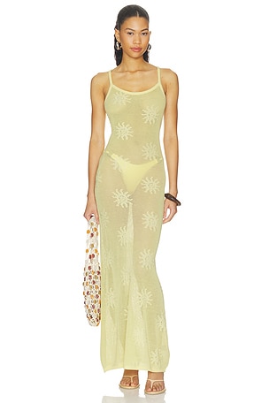 Lene Scoop Neck Knit Maxi Dress Runaway The Label