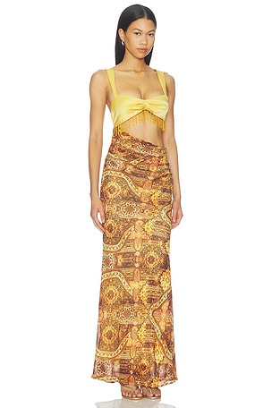 Runaway The Label Alzona Cutout Maxi Dress in Multi