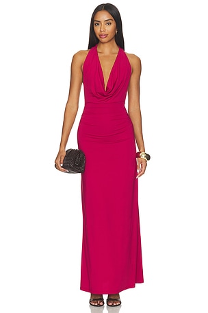 Ivy Cowl Racerback Maxi Dress Runaway The Label