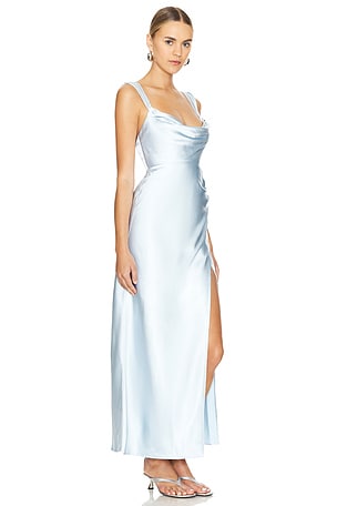 Runaway The Label Havanna Dress in Blue