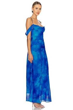 Runaway The Label Lavoni Maxi Dress in Royal