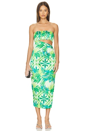 Runaway The Label Posanto Dress in Green
