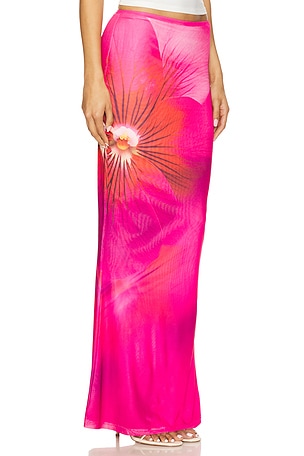 Runaway The Label Zarela Maxi Skirt in Pink