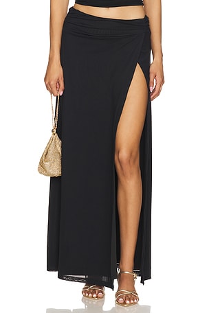 Runaway The Label Farley Maxi Skirt in Black. Size XS. Also