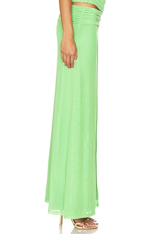 Runaway The Label Farley Maxi Skirt in Green