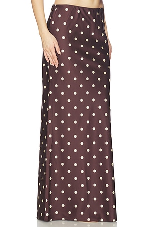 Runaway The Label Blaine Maxi Skirt in Chocolate. Size XXL. Also
