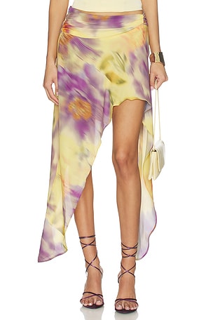 Tulia Flounce Midi Skirt Runaway The Label