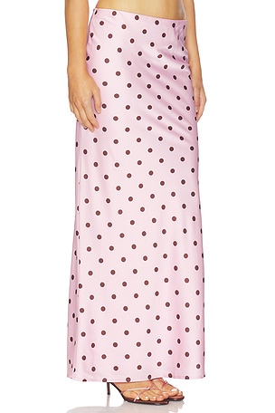 Runaway The Label Blaine Maxi Skirt in Pink