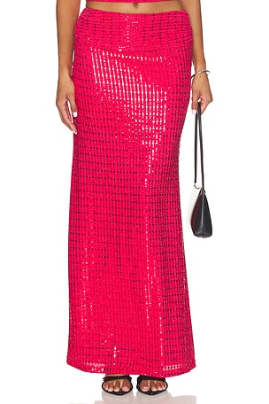 Retta Ruched Waistband Maxi Skirt Runaway The Label