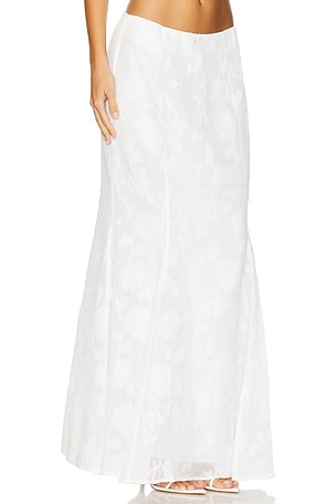 Runaway The Label Larina Maxi Skirt in White