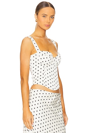 Runaway The Label Karlita Bustier in White