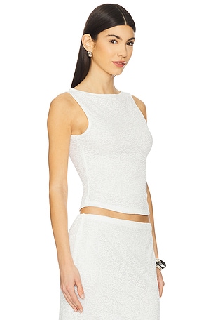 Runaway The Label Orlean Top in White